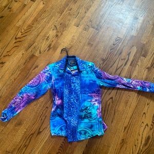 Barabas Blue Diamond shirt - Vegas.